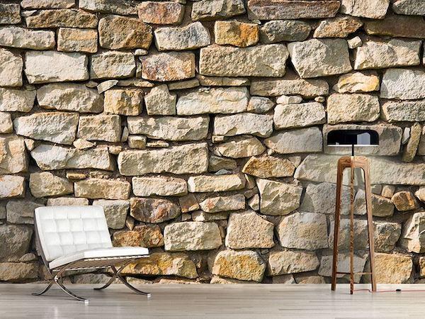 Carte da parati effetto pietra: caratteristiche e stili