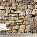 Carte da parati effetto pietra: caratteristiche e stili